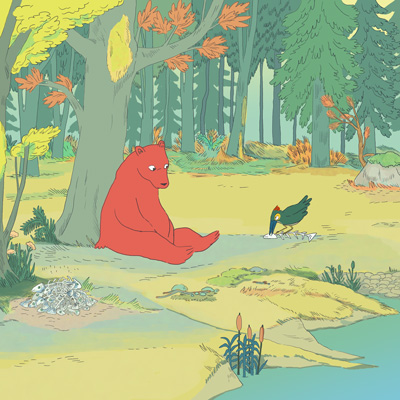 L\'ourse et l\'oiseau