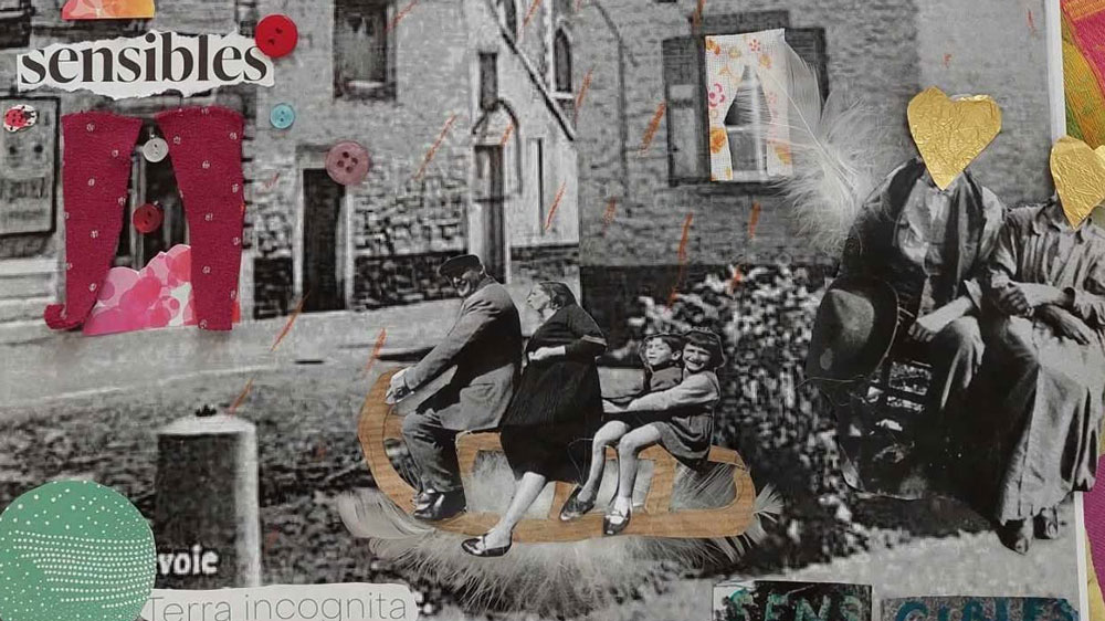 Traverser le temps – Collage et mixmédia à partir de vieilles photos