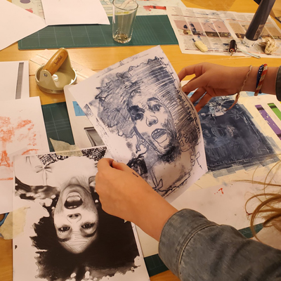Portraits de famille au monotype