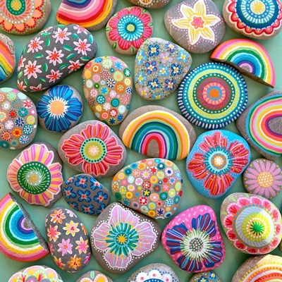 Peinture sur galets et contes japonais