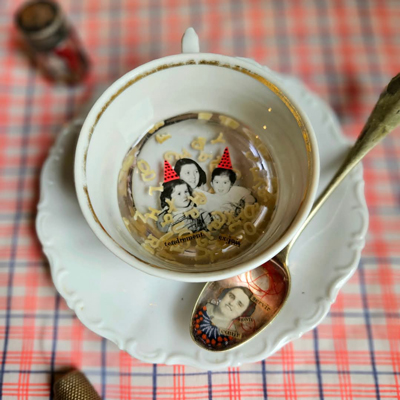 Détournements de vieux objets à la résine époxy